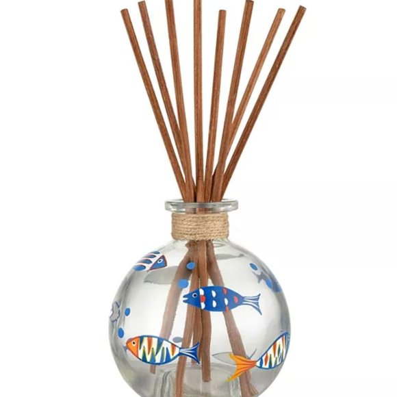 NEW San Miguel Rainbow Fish Orb Light & Reed Diffuser Set - Picture 3 of 3
